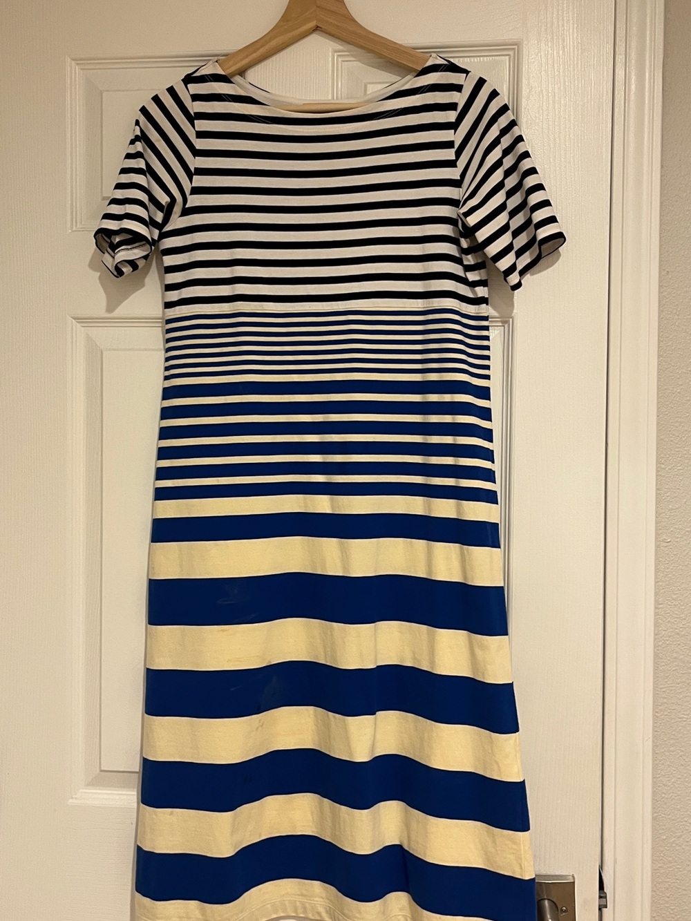 MARNI X UNIQLO Striped Short Sleeve Dress